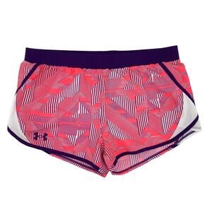 Under Armour Girls' Fly by Printed Shorts Girls Size Youth XL Track Running